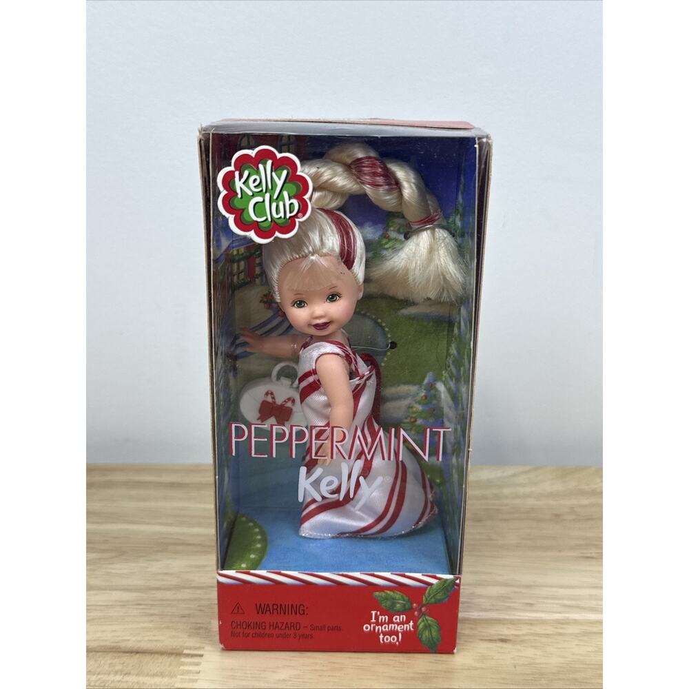 NIB 2001 Mattel Kelly Club Barbie Peppermint Kelly Doll 55643 Vintage